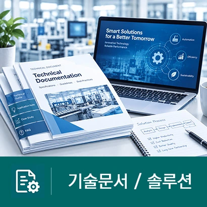 기술문서·솔루션 자료 아이콘