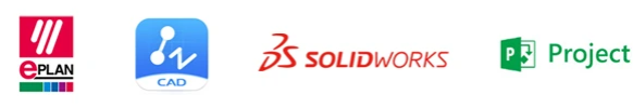 시스템사업부 설계 소프트웨어 - EPLAN, CAD, SOLIDWORKS, Microsoft Project